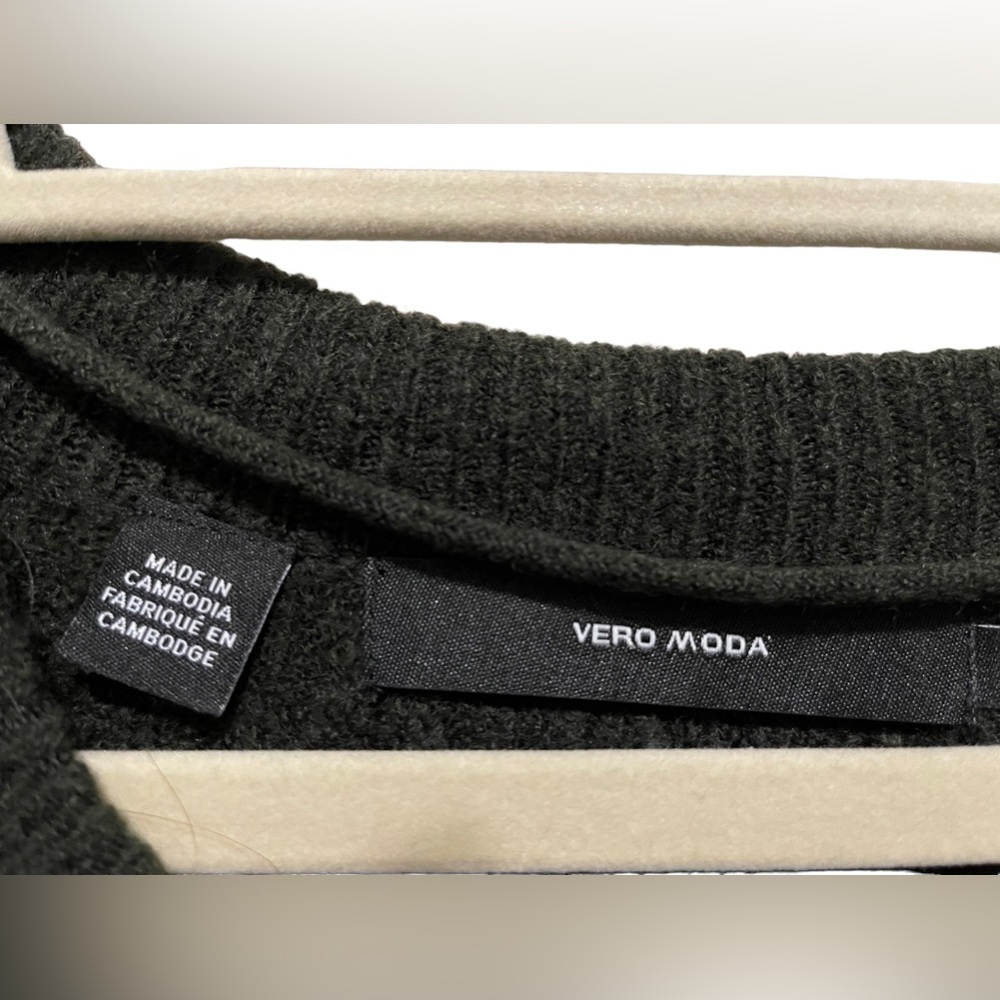 Vero Moda - Dark Green Sweater - soft - Size L - Picture 2 of 9